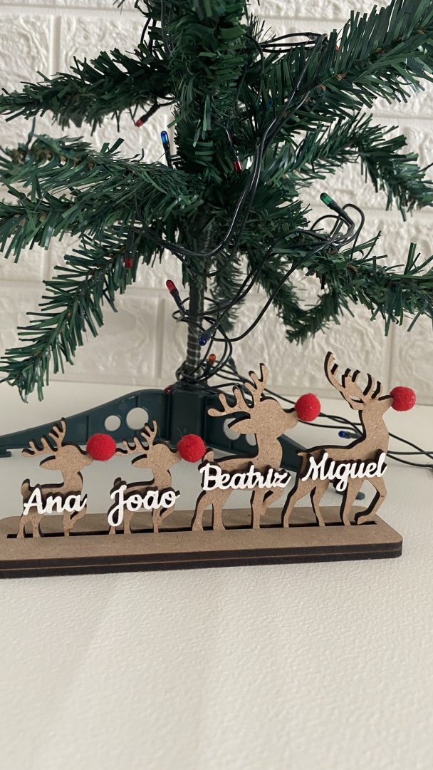 Enfeite de Natal - Renas