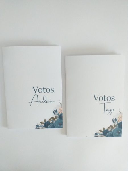 Livro de Votos Casamento Floral