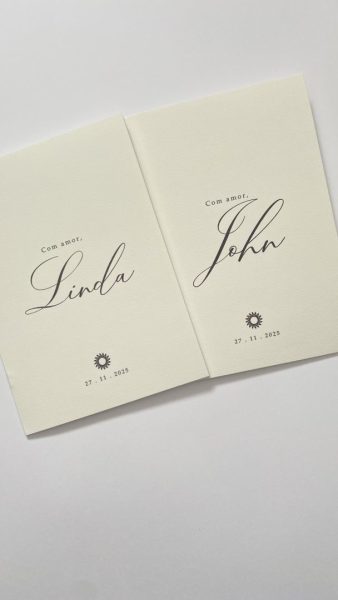 Livro de Votos Casamento Minimalista