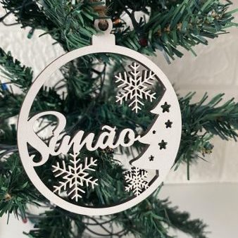 Bolas Natal - Floco de Neve