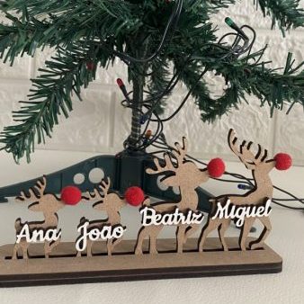 Enfeite de Natal - Renas