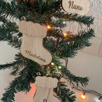 Bola de Natal - Bota com nome